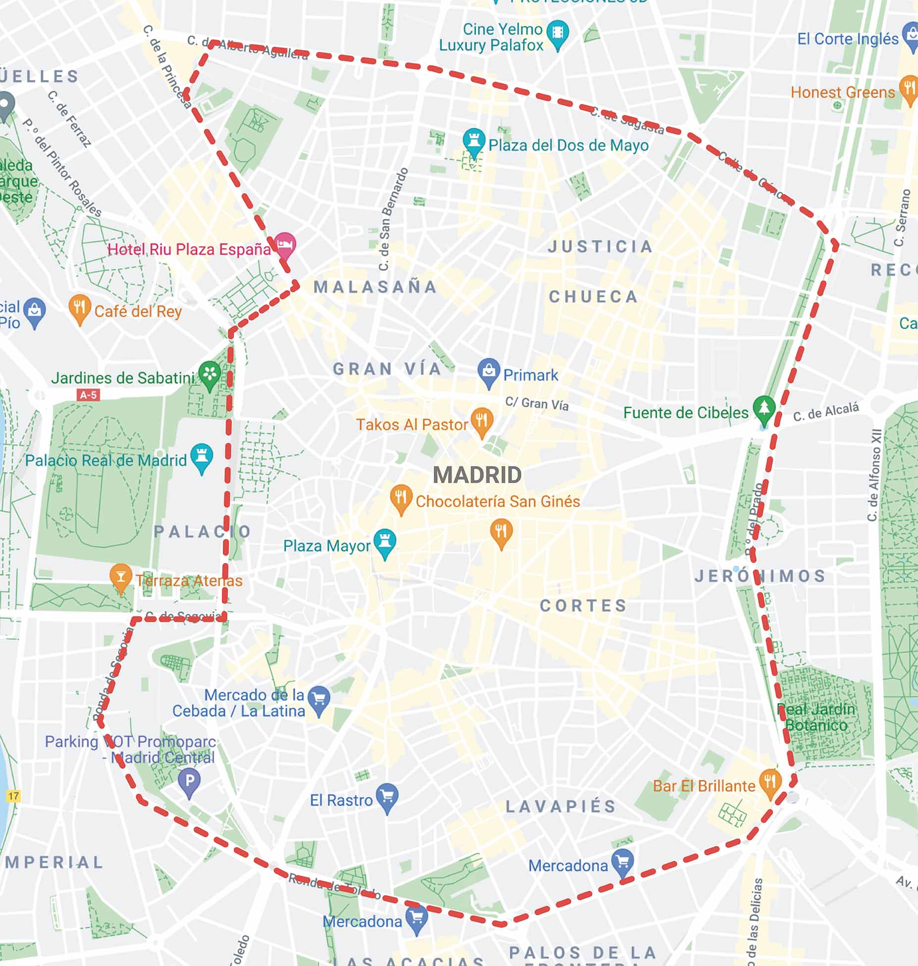 image of madrid map